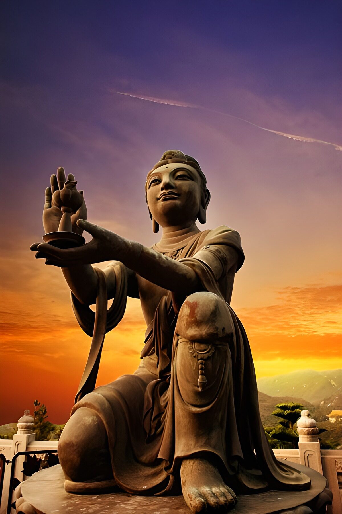 OCCOM1075469: Serene Buddha at Sunset