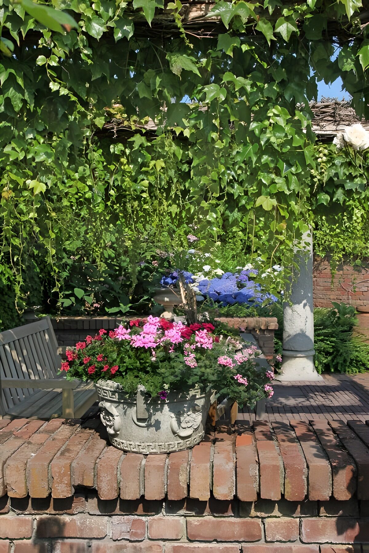 OCCOM3396480: Serene Garden Corner