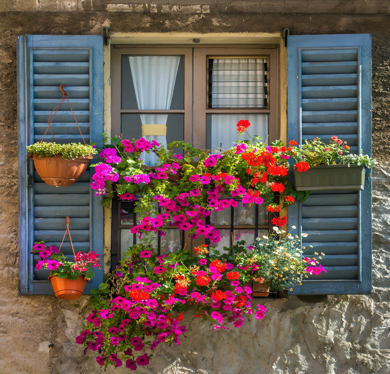 OCCOM7080629: Colorful Floral Window Display