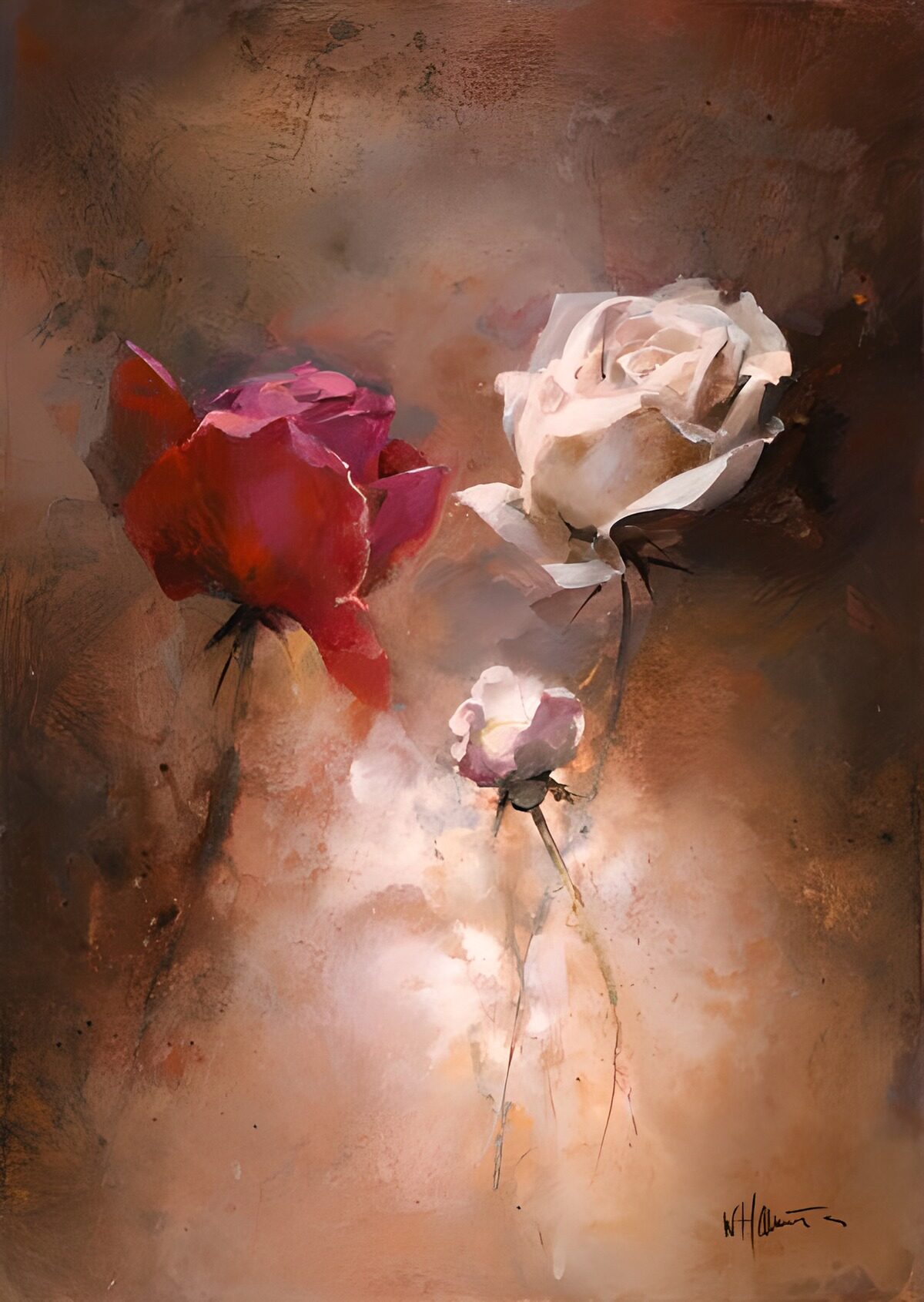 "Whispers of Rose Elegance"