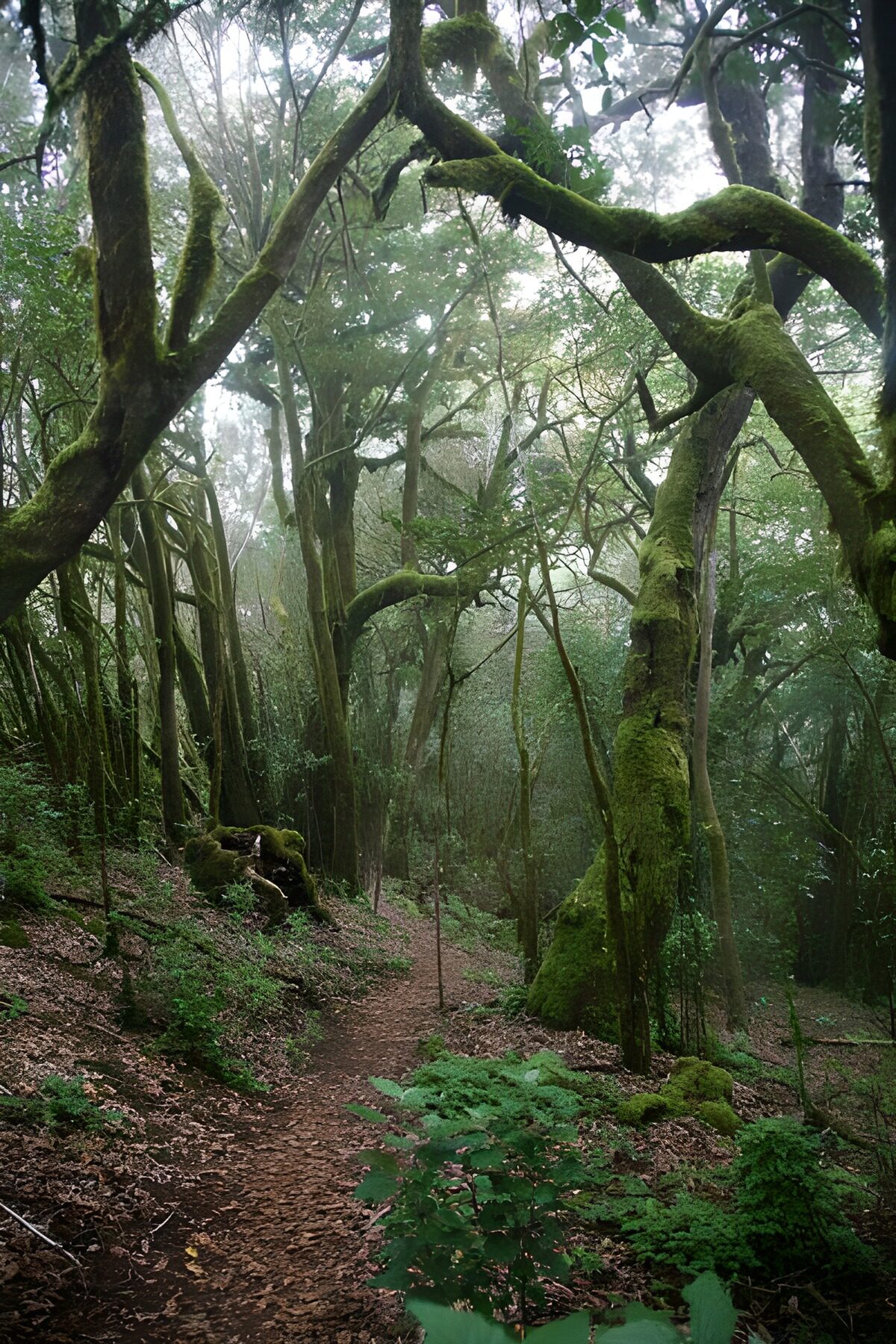 OCCOM4060877: Enchanted Misty Forest Path