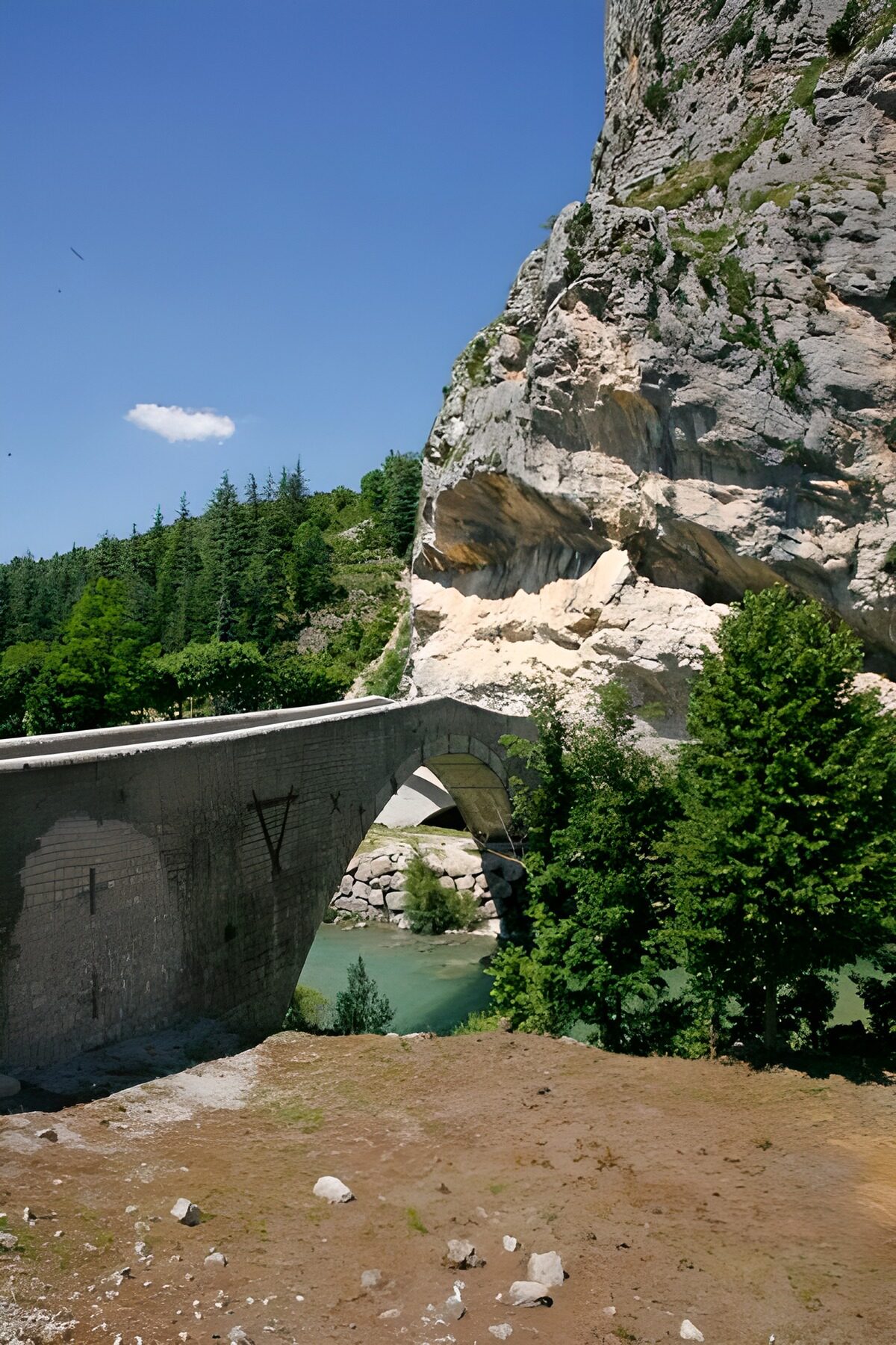 OCCOM5992915: Scenic Stone Bridge Amidst Nature