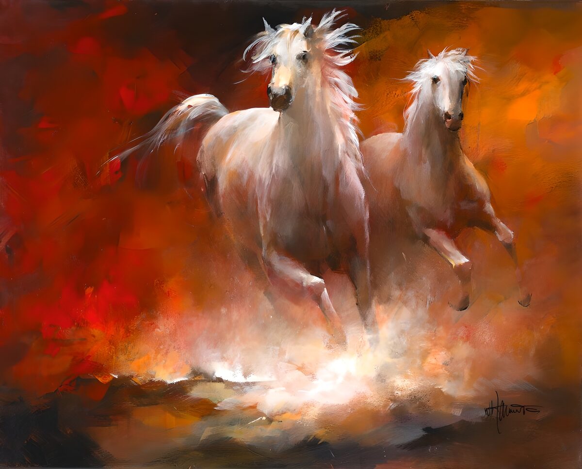Wild Horses in Motion