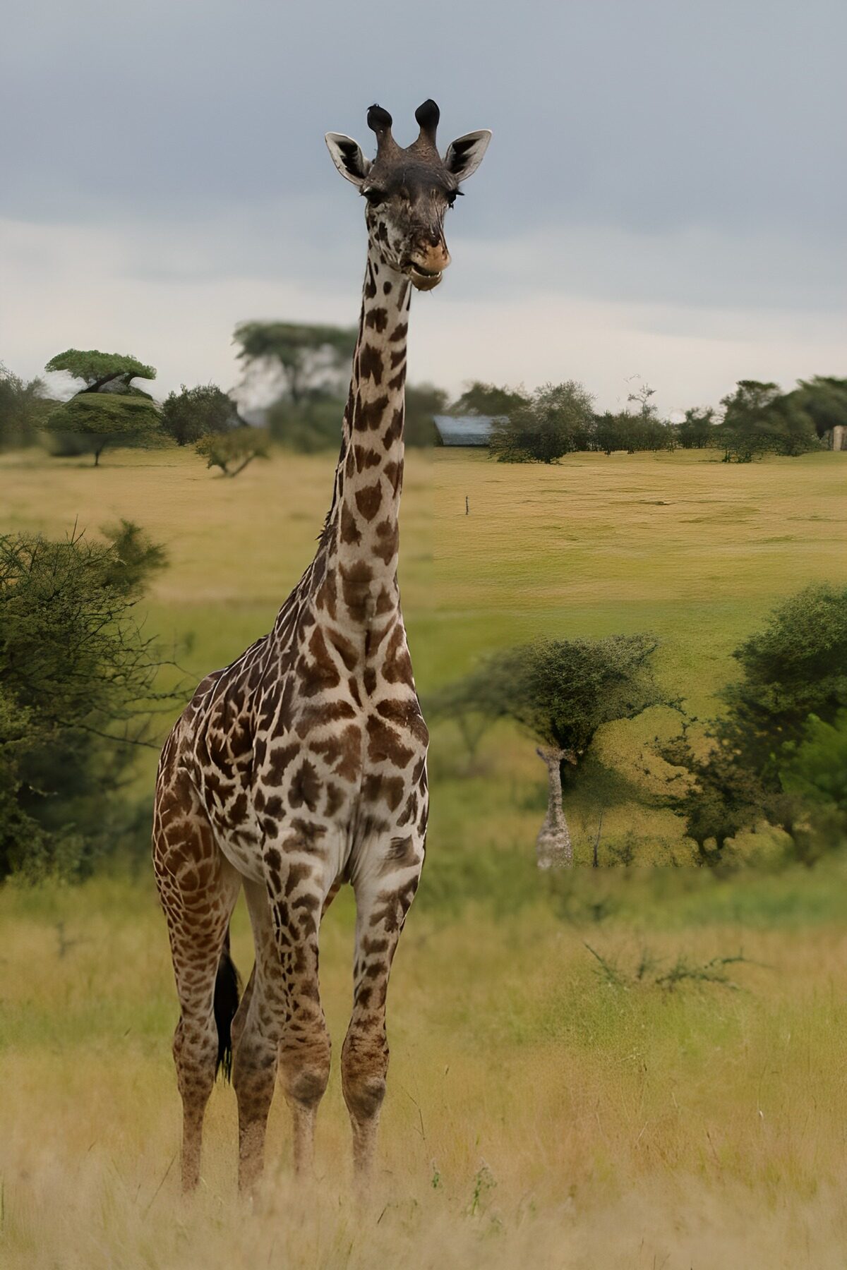 Majestic Giraffe in the Savanna