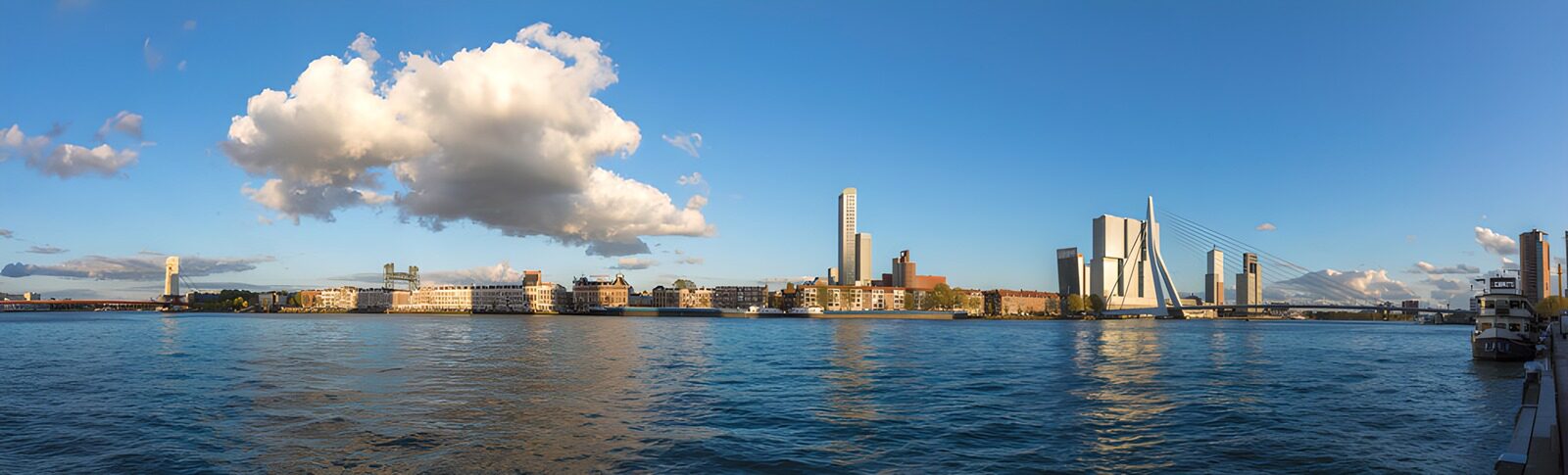 OCCOM2897263: Rotterdam Skyline at Sunset