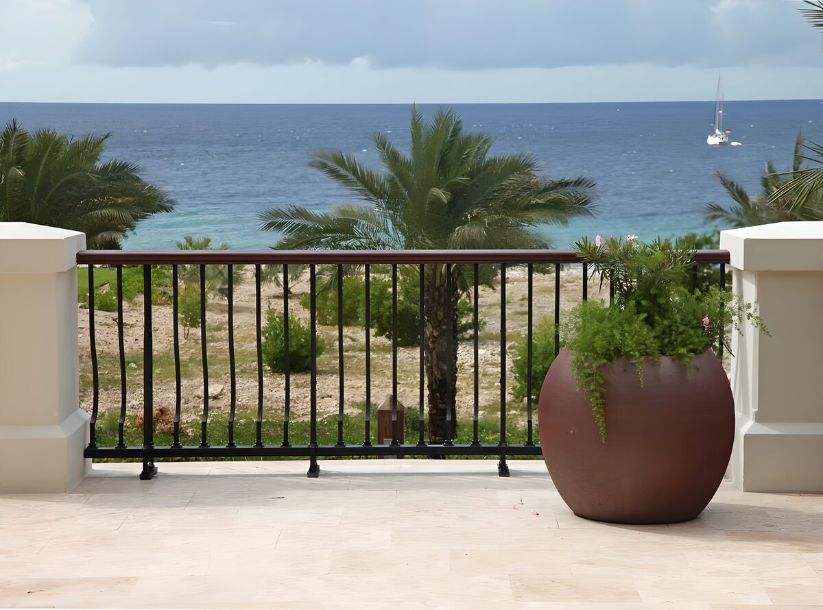Tranquil Coastal View from the Balcony