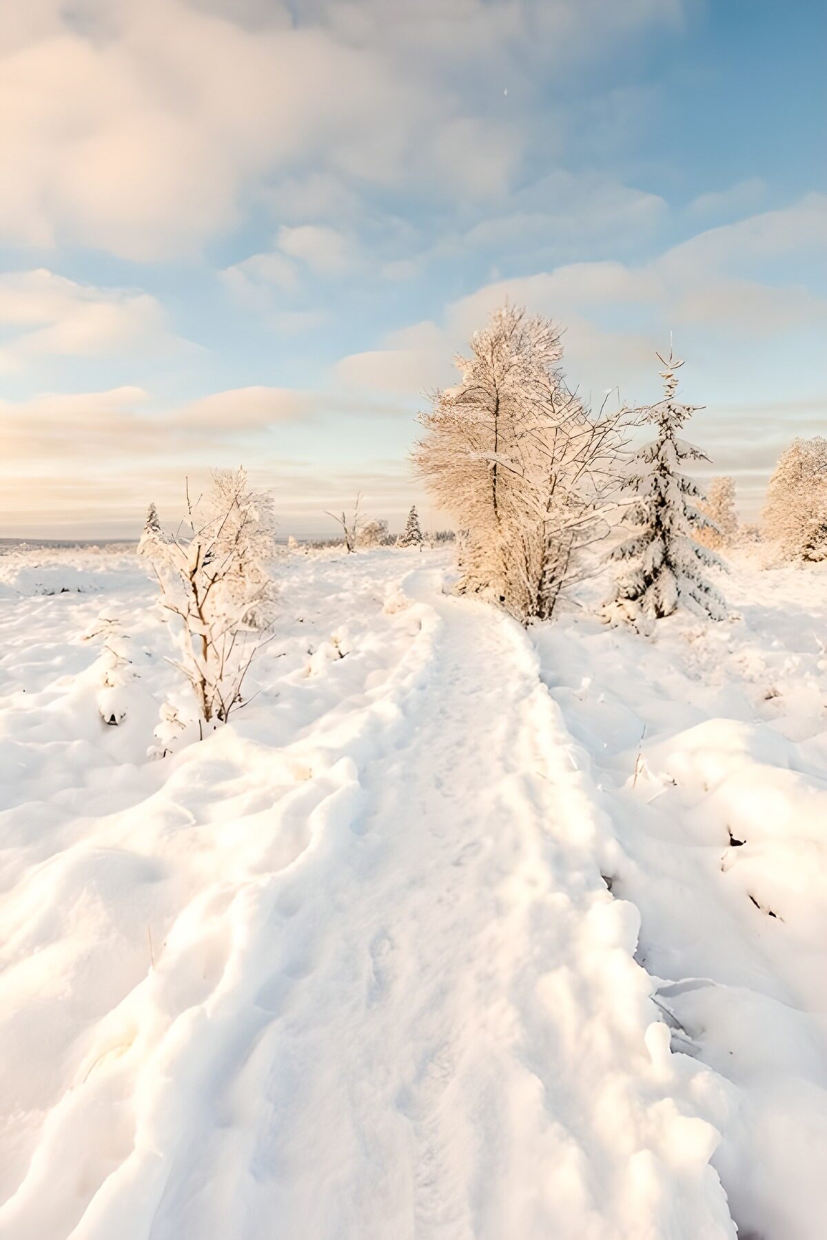 Tranquil Winter Pathway