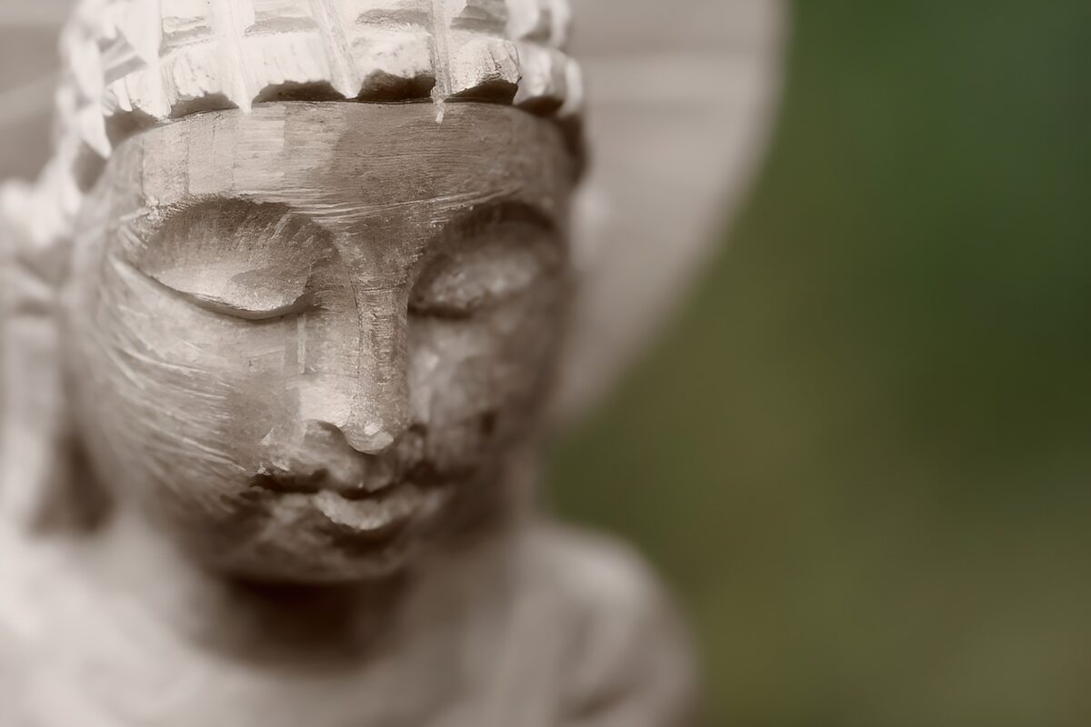 Serene Wooden Sculpture