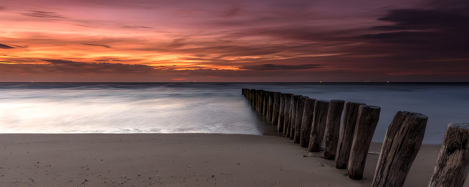 OCCOM3545245: Tranquil Sunset Over Coastal Waters