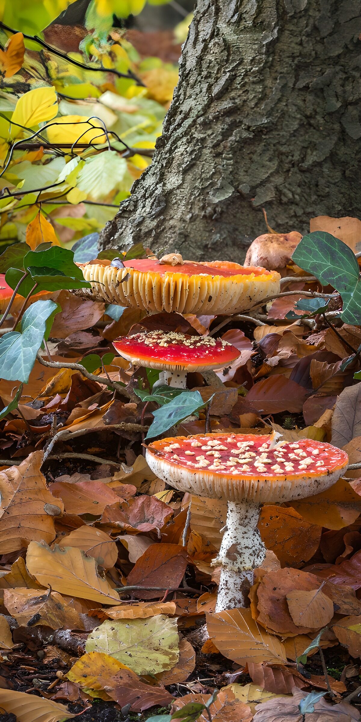 OCCOM2660937: Vibrant Forest Fungi in Autumn