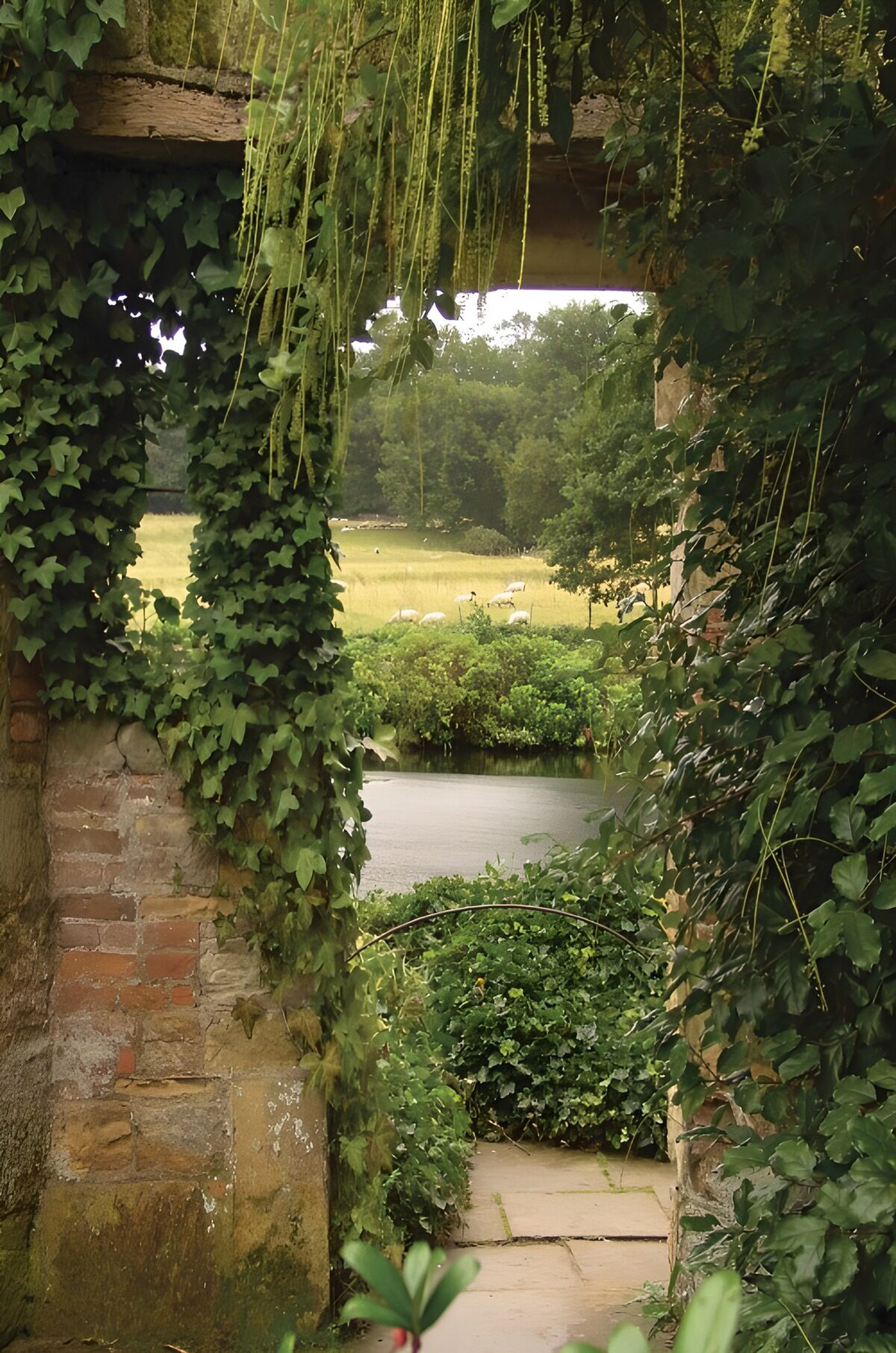 Tranquil View Through the Archway