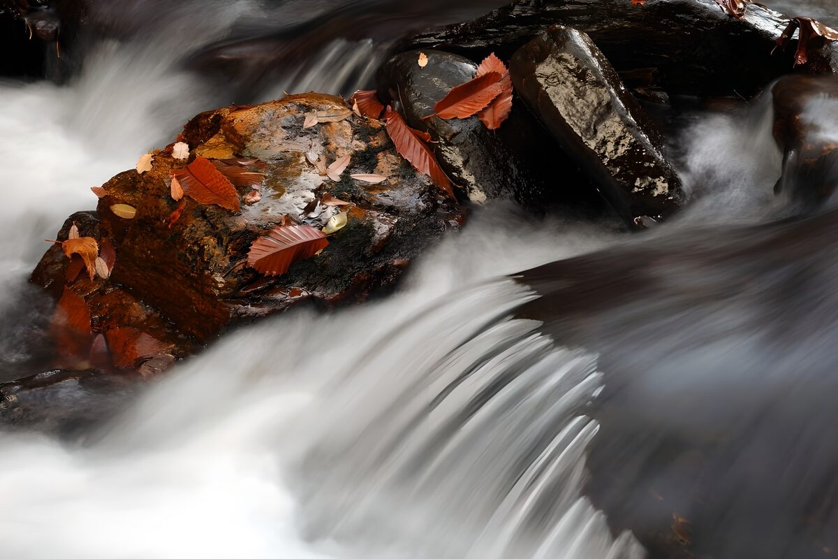 Gentle Flow Over Stones