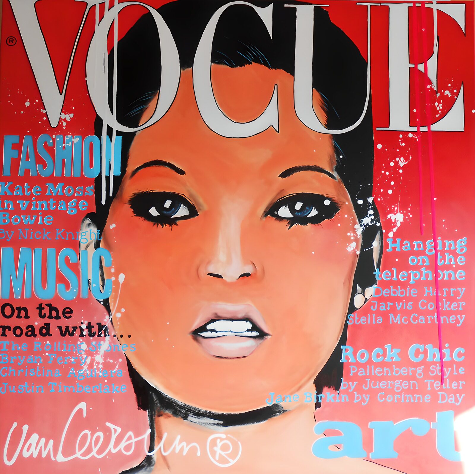 OCCOM2574558: Vogue's Artistic Fashion Tribute