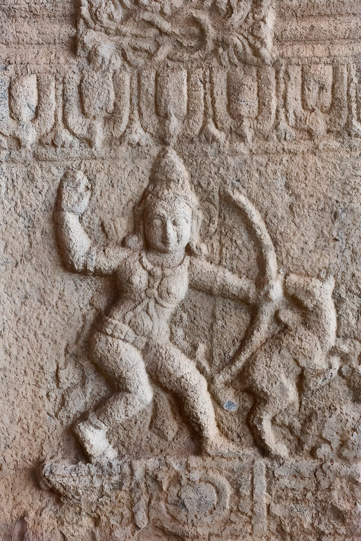 Warrior Engraving in Ancient Stone