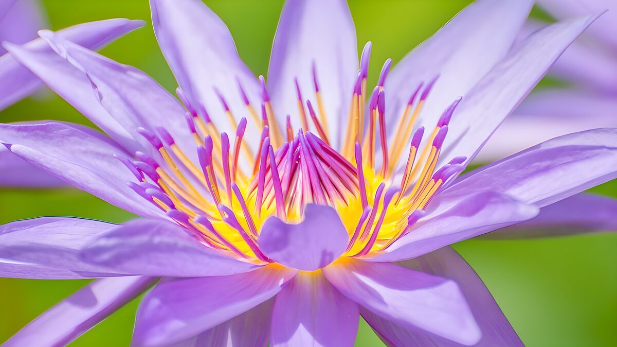 Radiant Purple Lotus Blossom