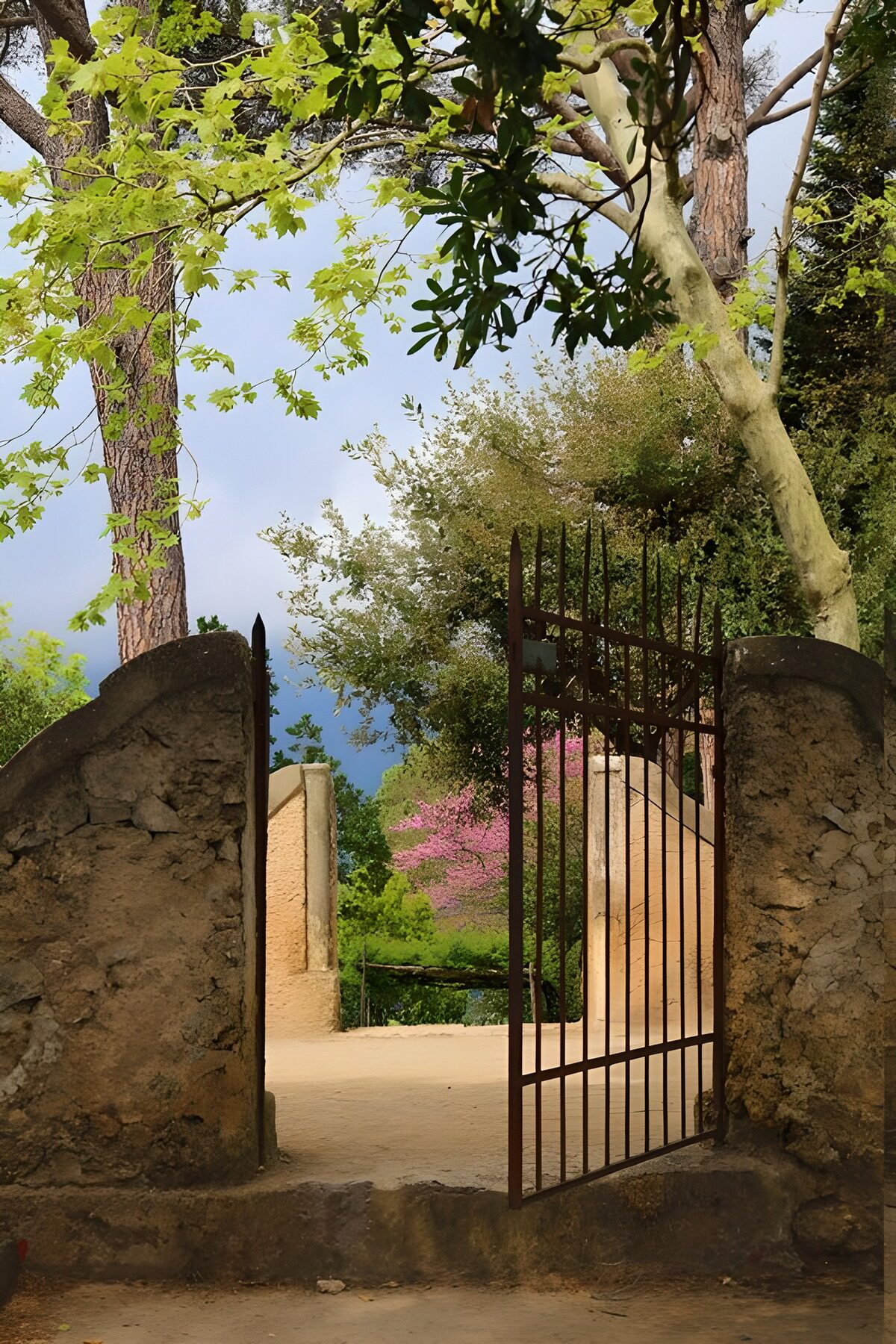 Tranquil Garden Gate Entrance