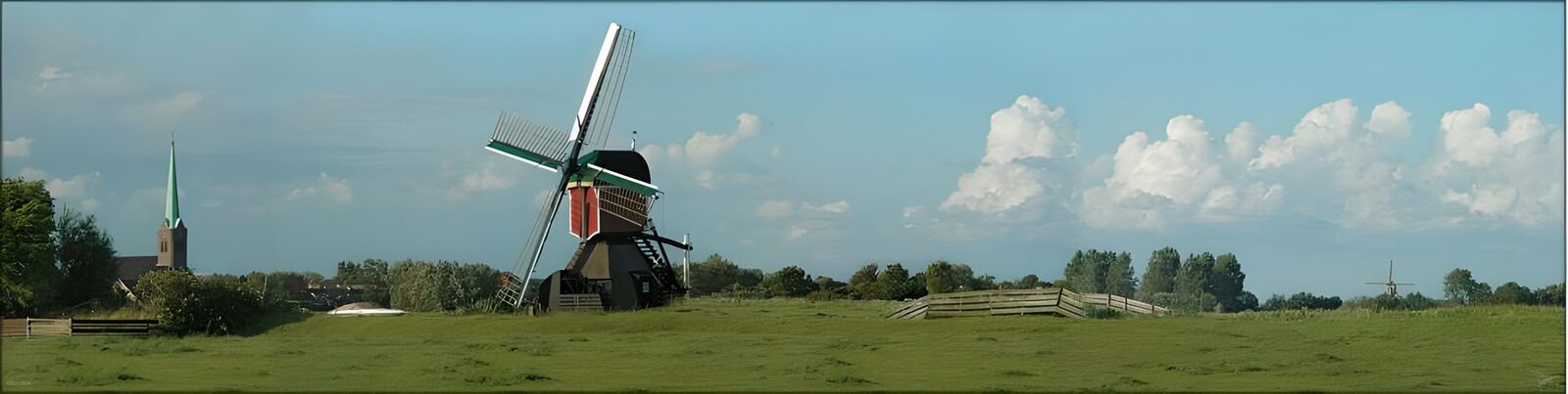 OCCOM1122972: Scenic Dutch Windmill Landscape