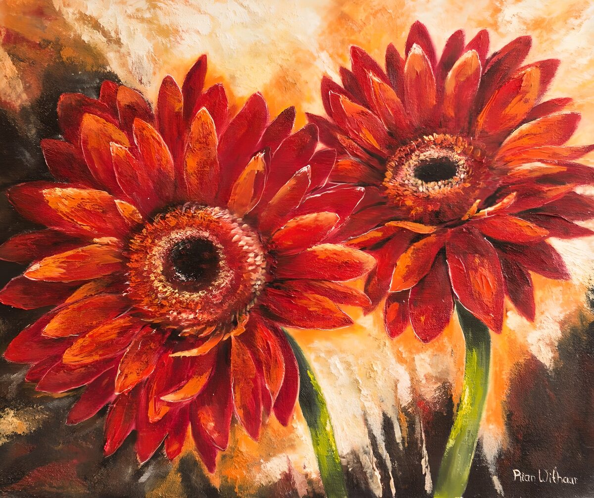 OCCOM7449962: Vibrant Red Gerbera Daisies