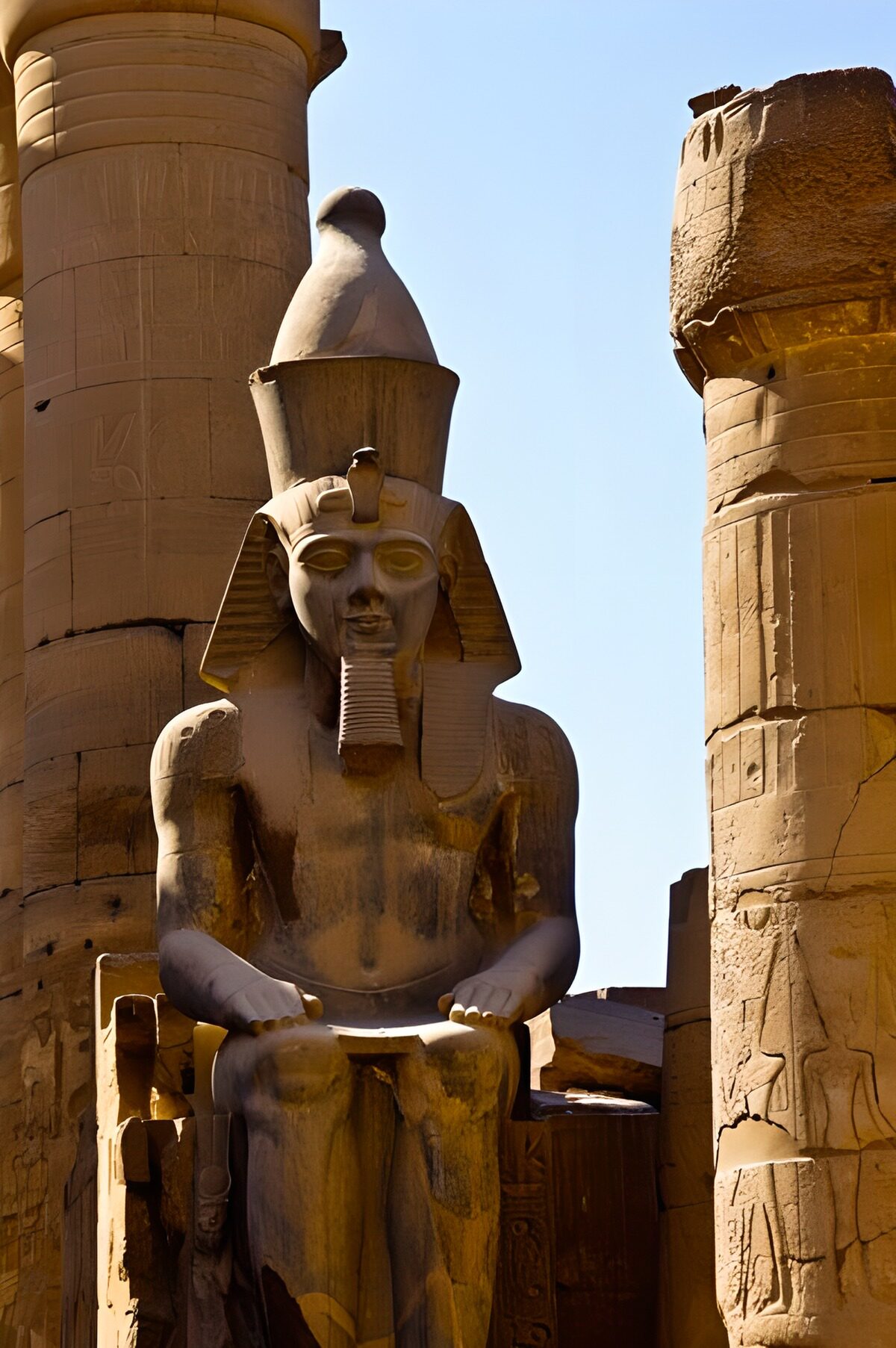 Ancient Egyptian Pharaoh Statue