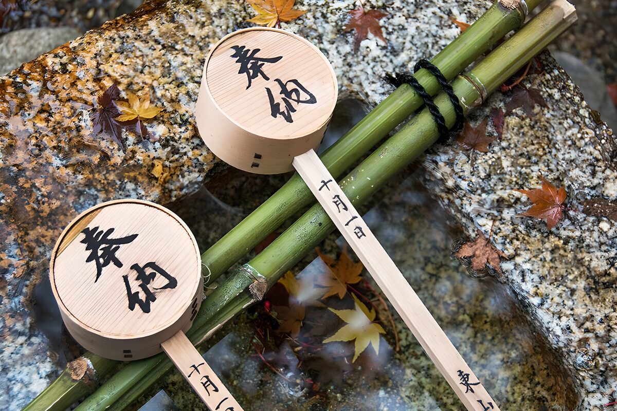 Traditional Japanese Water Ritual Tools