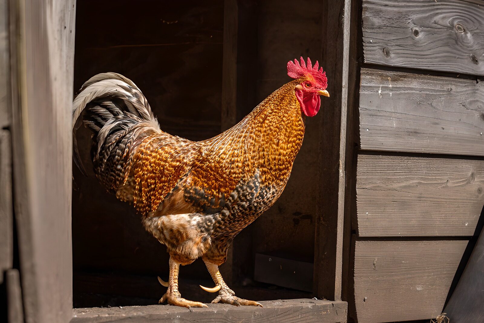 OCCOM5562625: Proud Rooster in the Coop