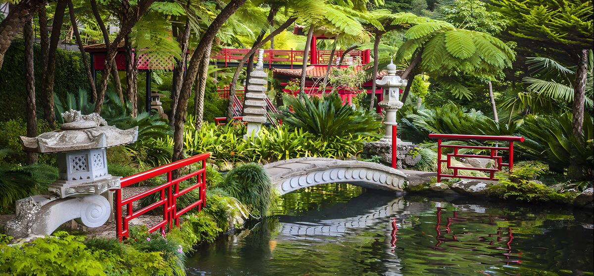 Tranquil Oriental Garden Retreat