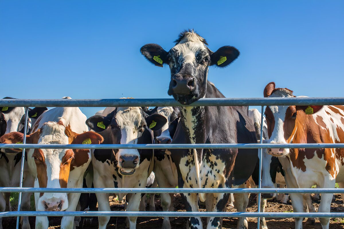 Curious Cows at the Farm
