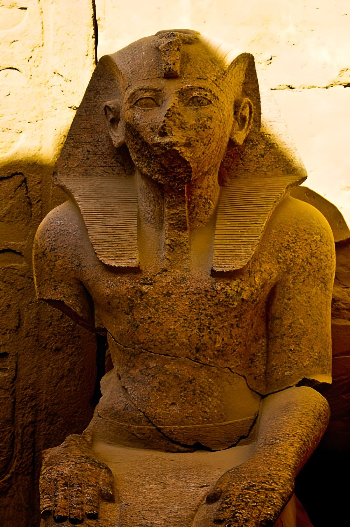OCCOM5748772: Ancient Egyptian Pharaoh Statue