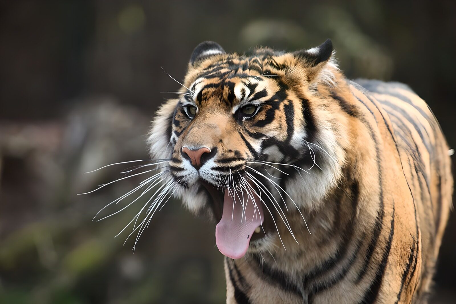 OCCOM6041652: Majestic Tiger Stretching