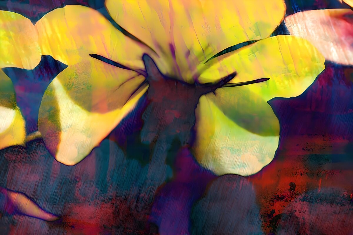 Vibrant Floral Abstract