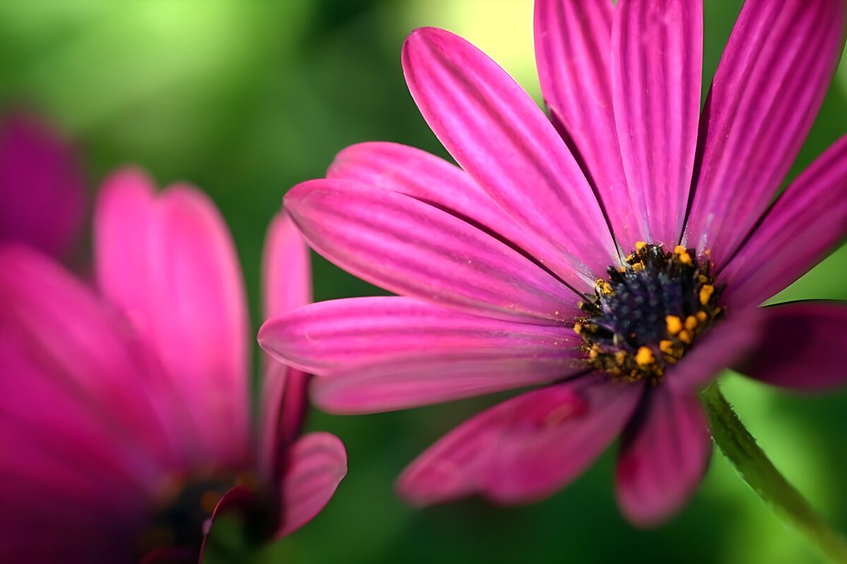 Beautiful Pink Daisy Blooms