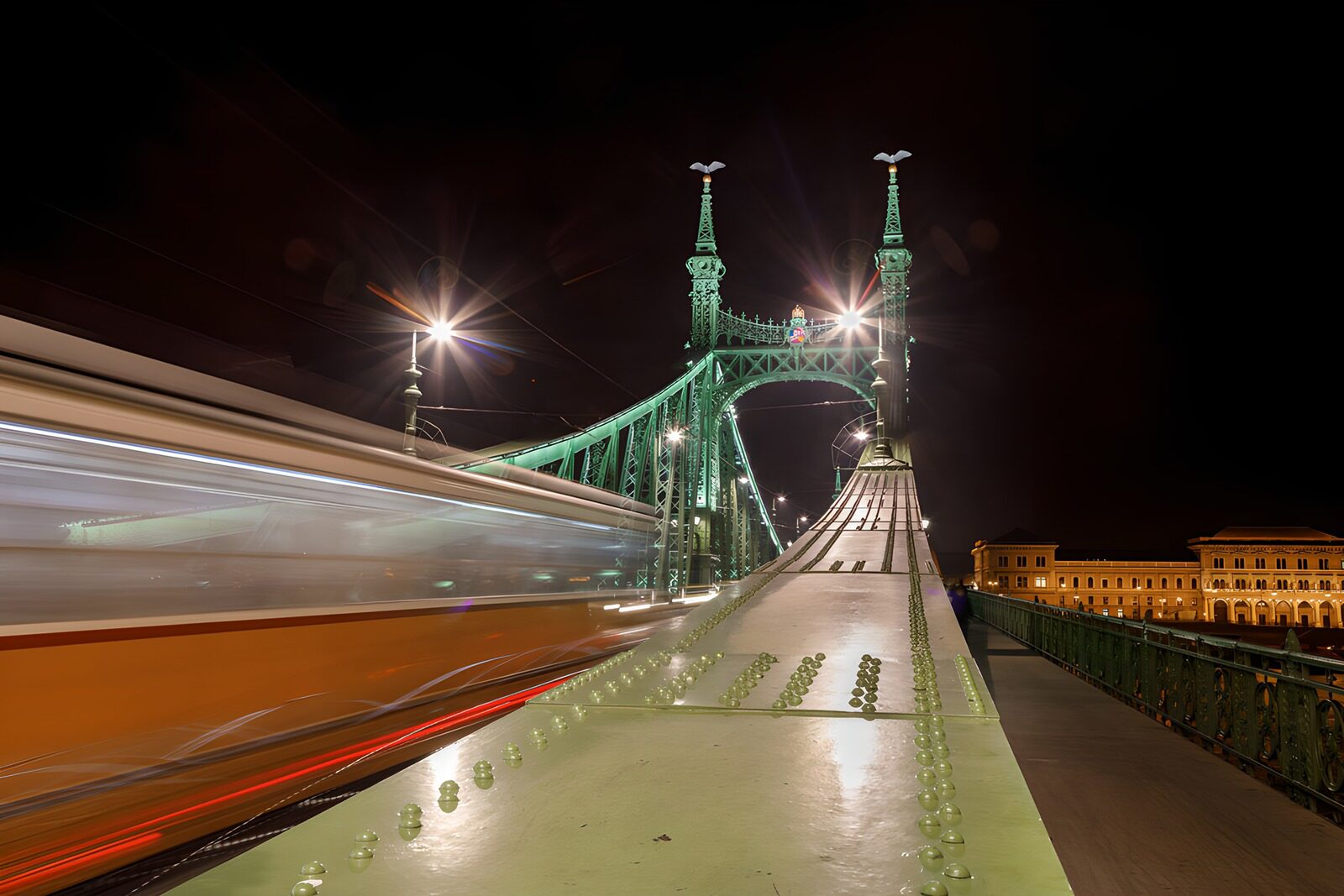 OCCOM2081668: Night Lights on the Liberty Bridge