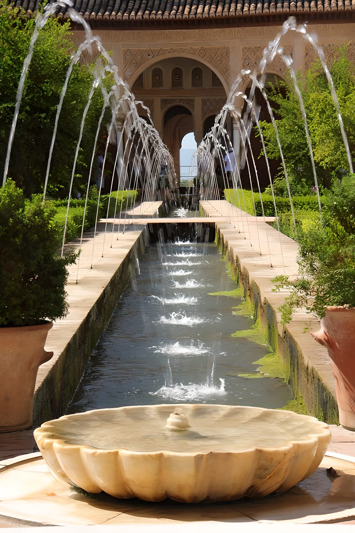 Tranquil Oasis in Alhambra Gardens