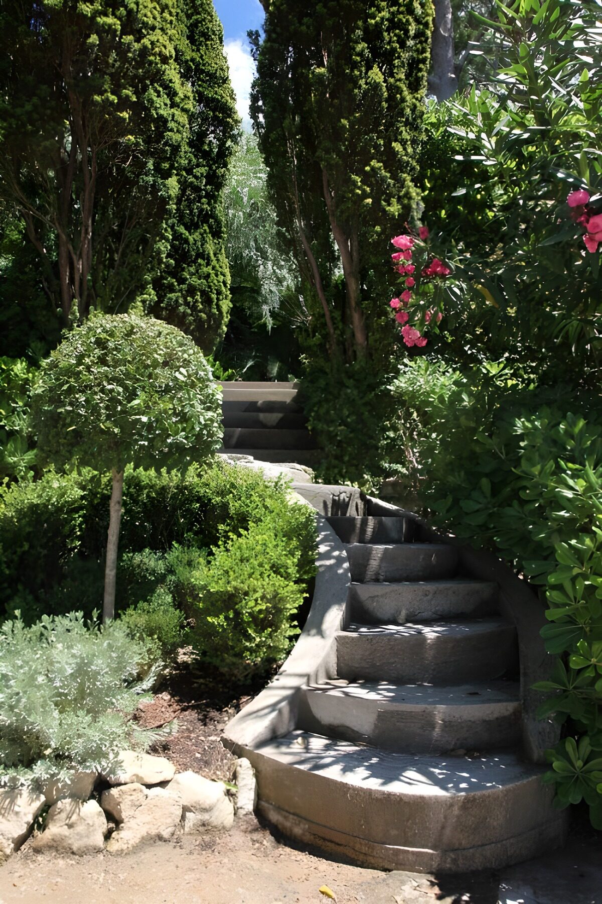 Serene Garden Steps