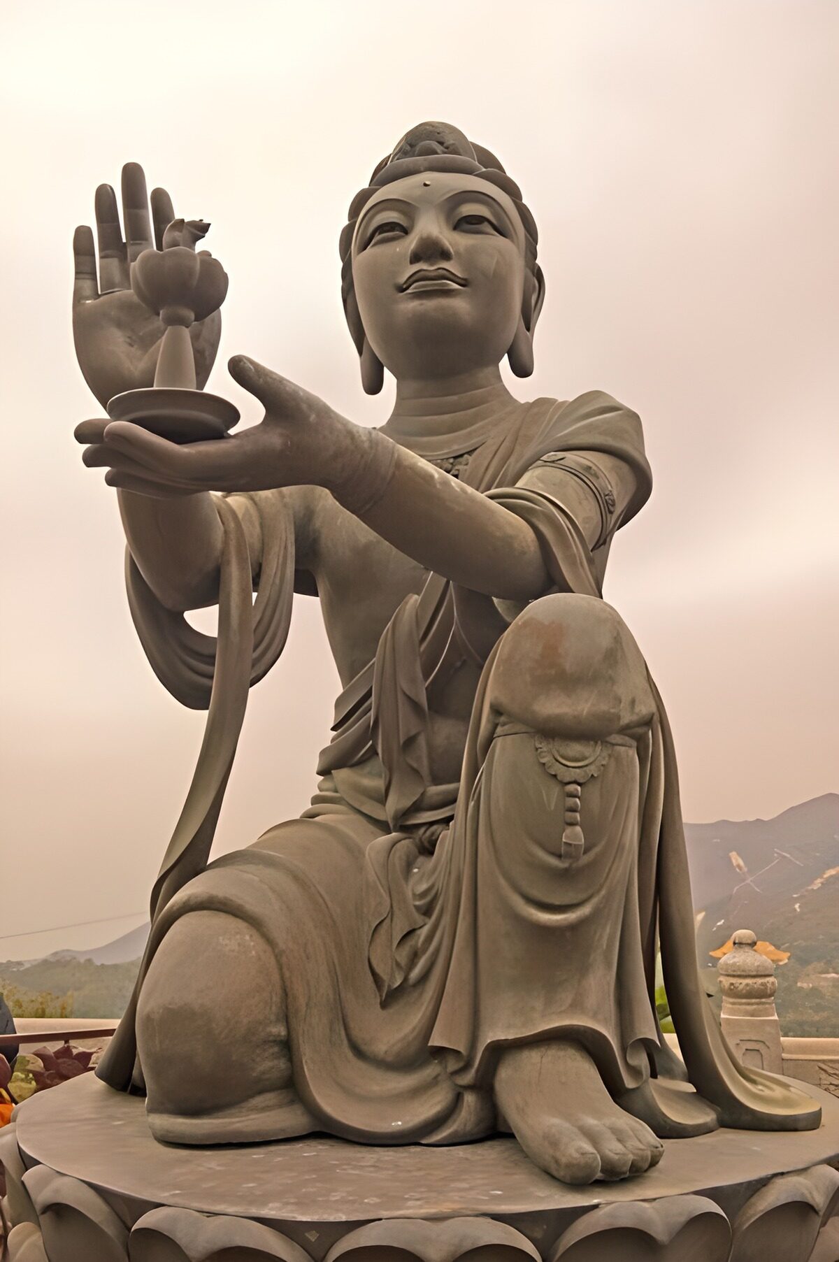 Serene Buddha Statue Embracing Peace