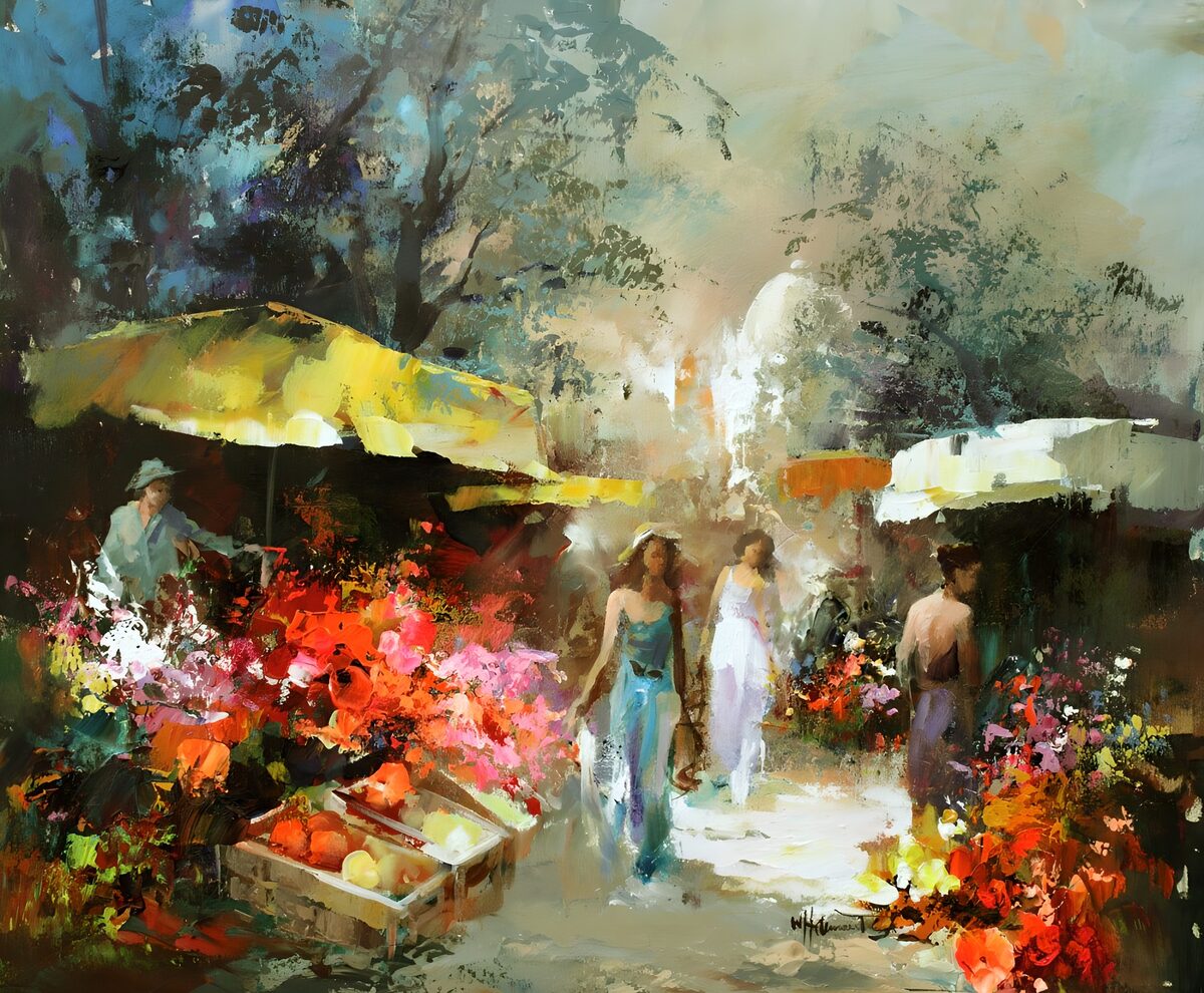 Vibrant Market Day