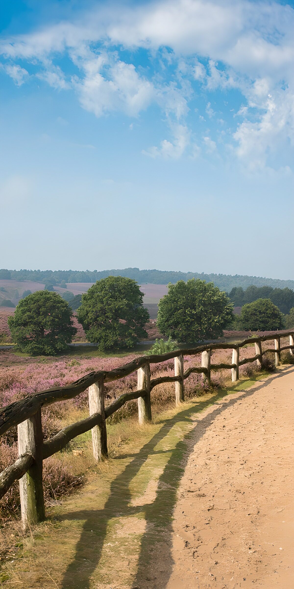 OCCOM2452266: Serene Countryside Trail in Bloom