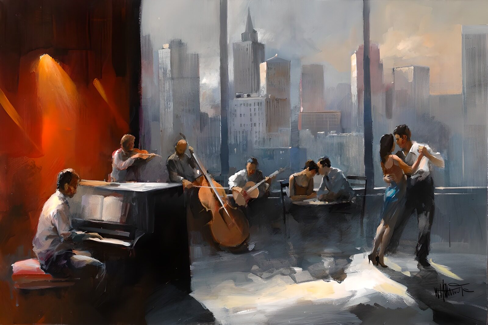 OCCOM2678632: "City Serenade: Dance and Music Unite"