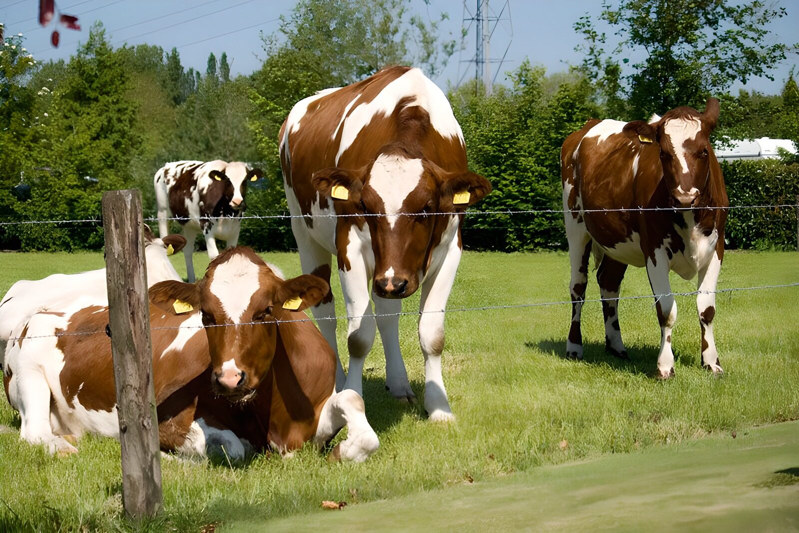OCCOM5185428: Calm Cows Grazing in Green Pasture