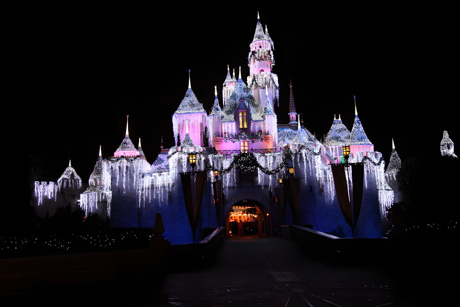 OCCOM7144851: Enchanted Castle Illuminated at Night