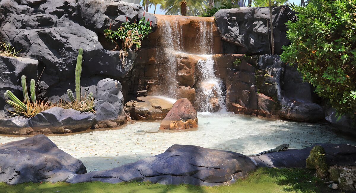 Serene Waterfall Oasis