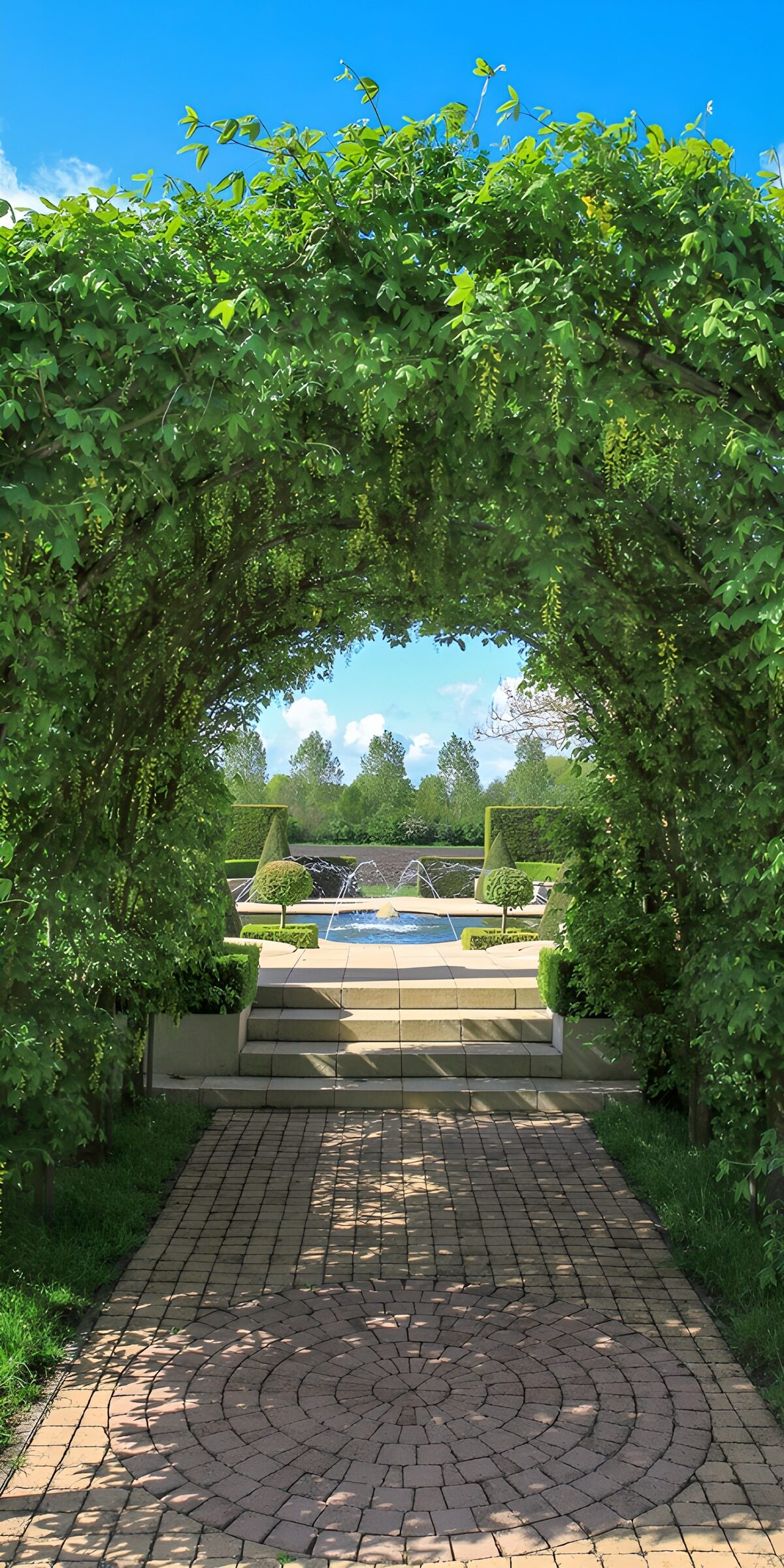 OCCOM8447353: Lush Garden Pathway to Tranquility