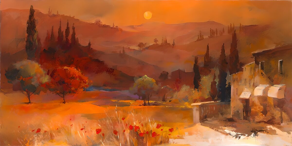 Sunset Serenity in Tuscany