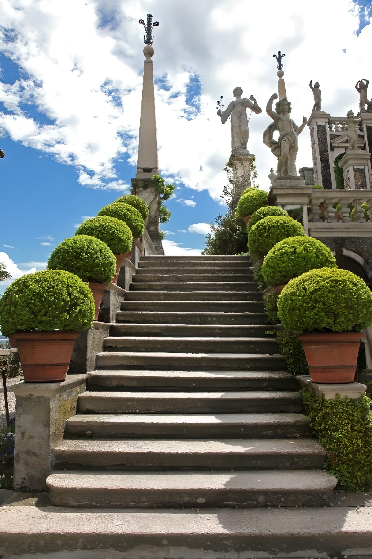 Majestic Garden Stairway