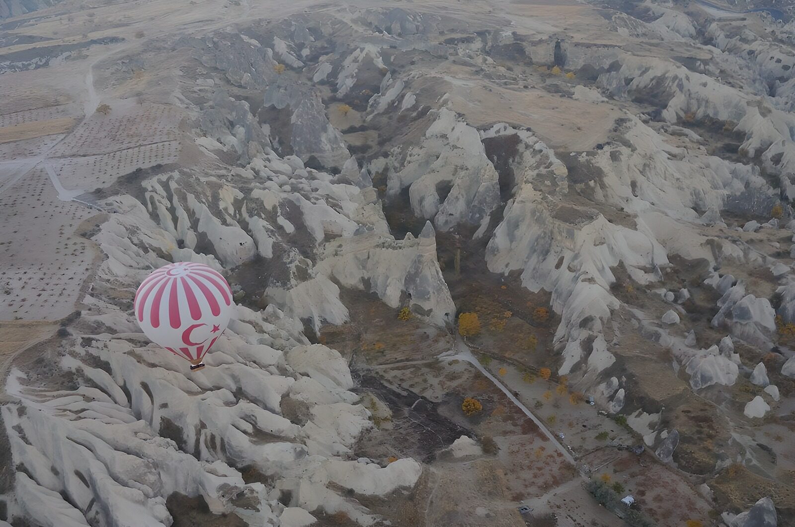 OCCOM8327845: Hot Air Balloon Over Cappadocia Landscape