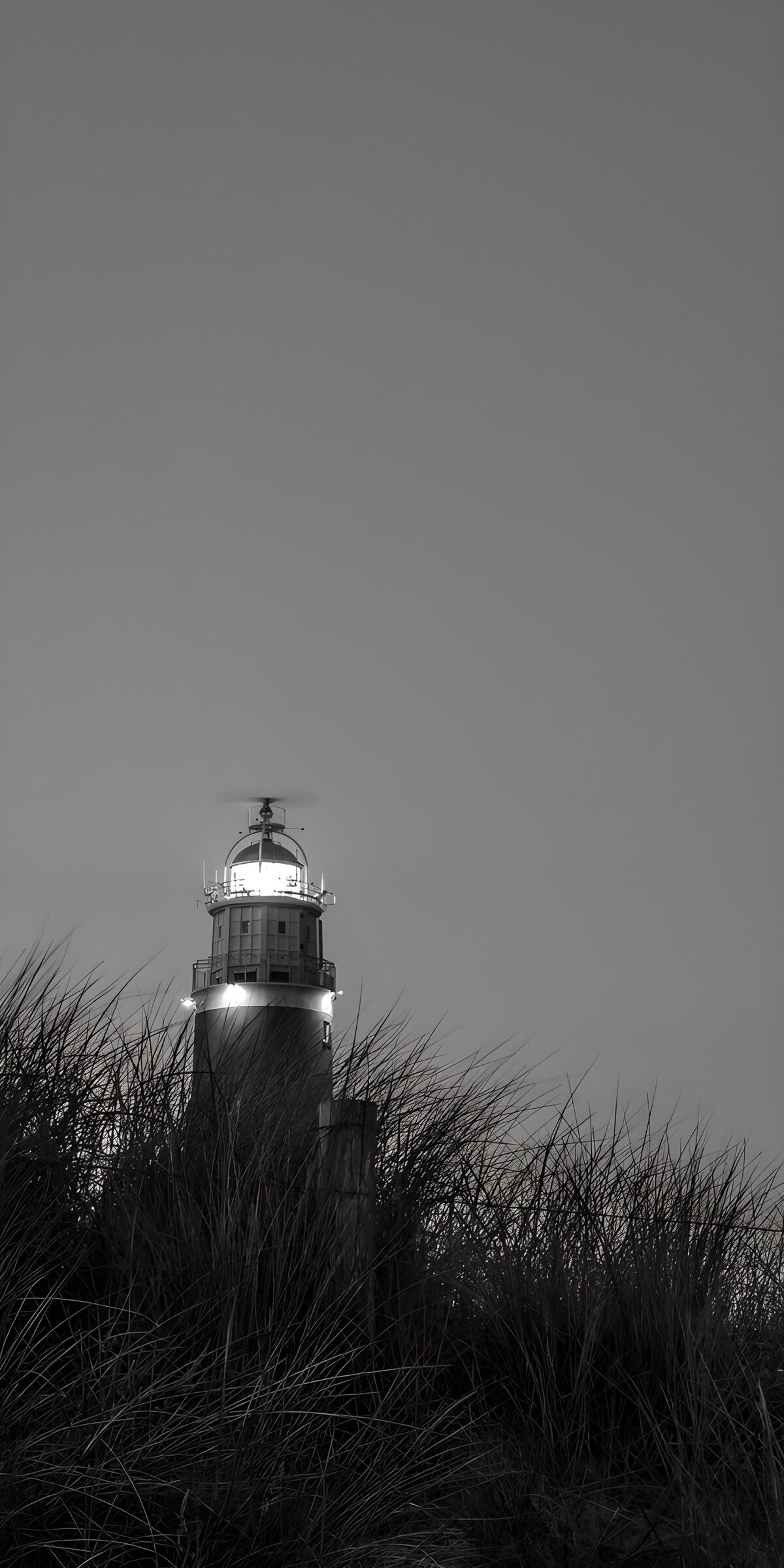 Beacon of Light in Monochrome
