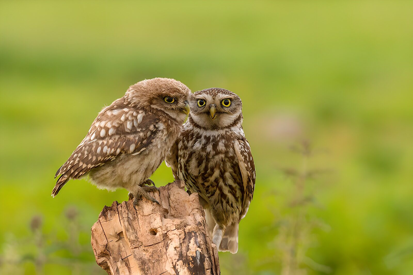 OCCOM3329318: Charming Duo of Little Owls