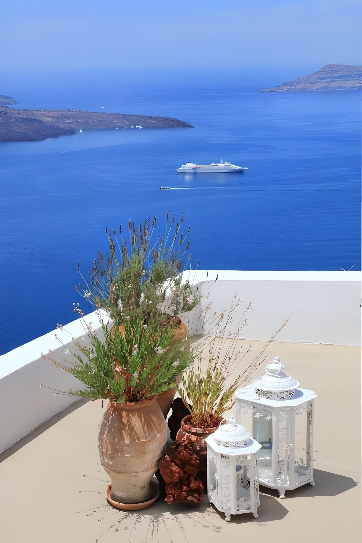 OCCOM1137866: Serene Seascape with Decorated Terrace