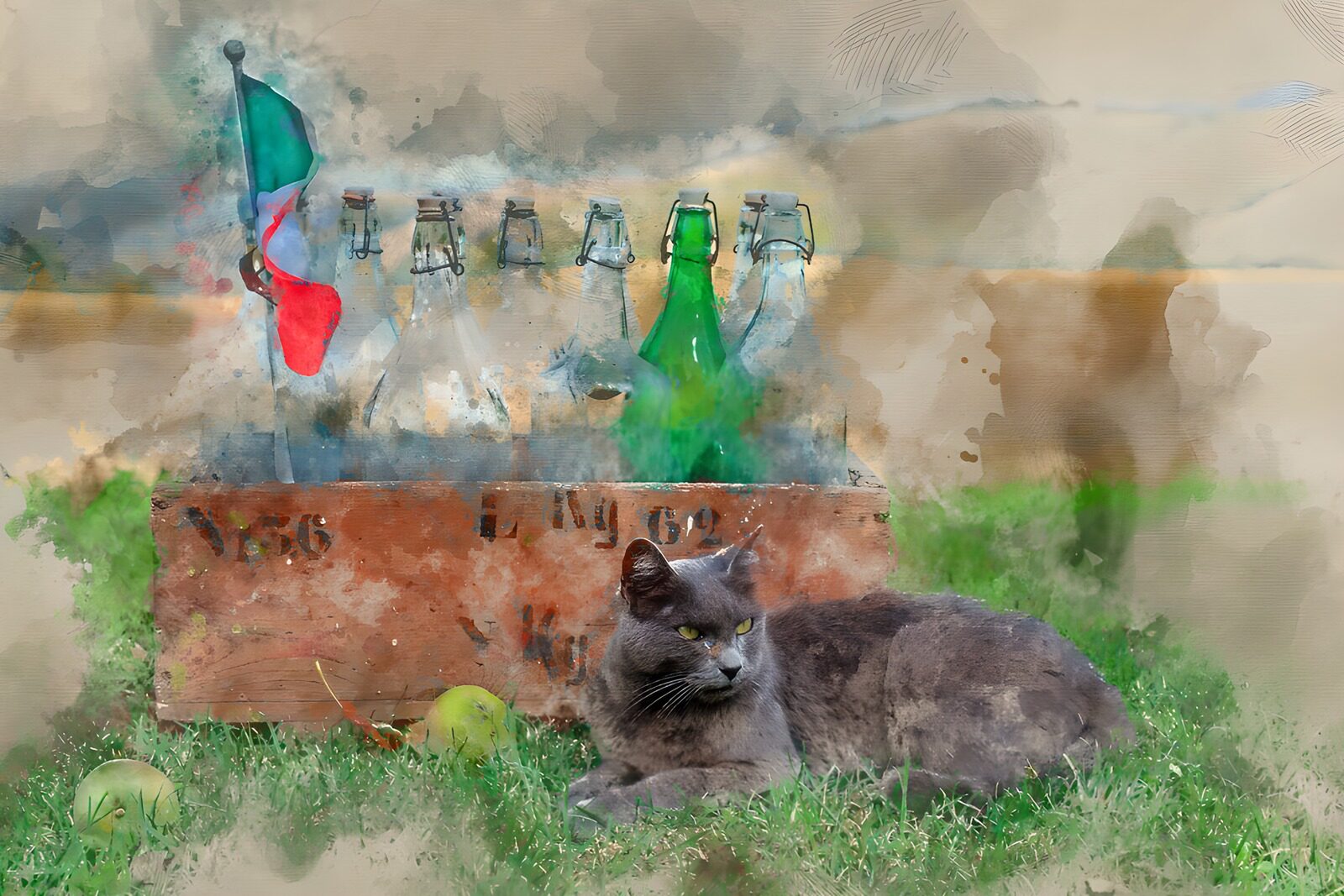 OCCOM3274934: A Quiet Afternoon with a Cat