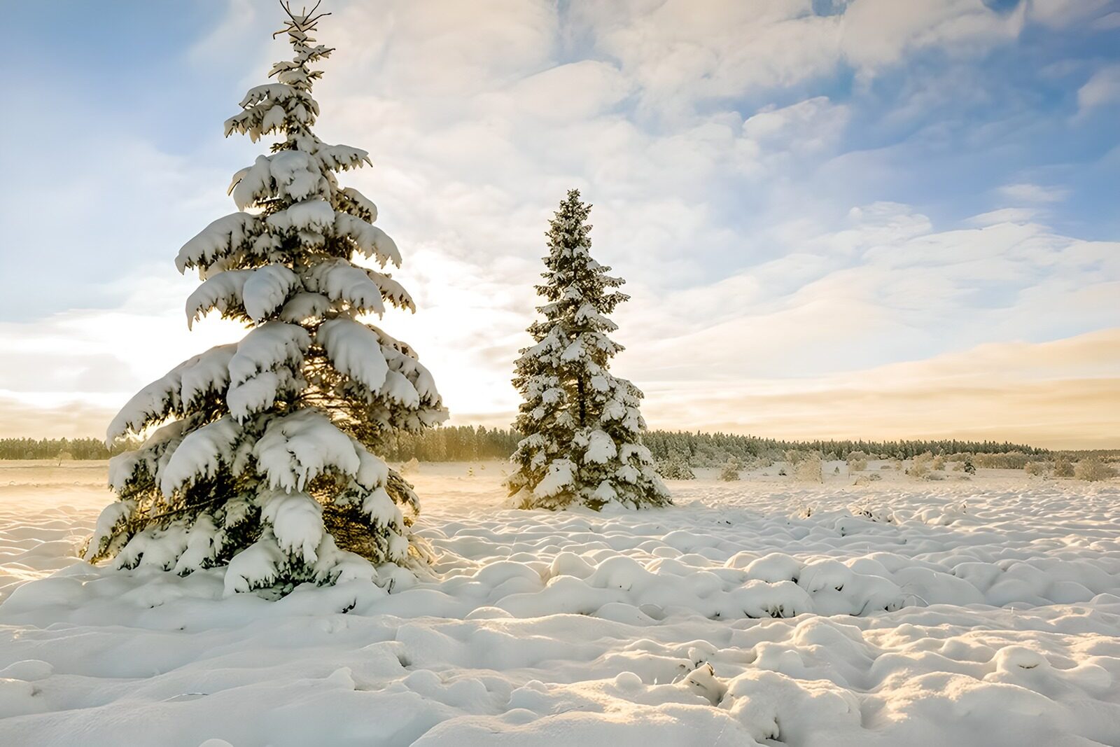 OCCOM1165451: Winter Wonderland: Snow-Covered Trees